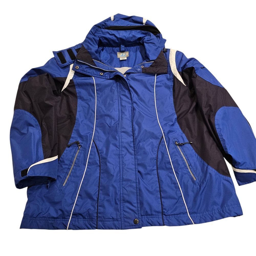 SB Active Outdoor Women's Ski Jacket Removable Hood Sz XL‎ MISSING LINER